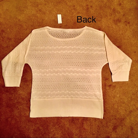 New York & Co. Women’s Cream Dolman Knitted Sweater - Picture 10 of 10